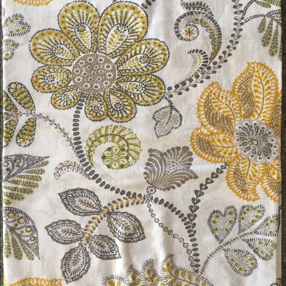 World Market shower curtain